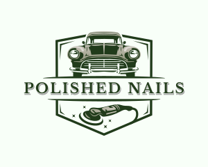 Retro Car Detailing logo design