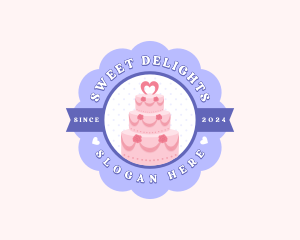 Sweet Cake Bakeshop logo design