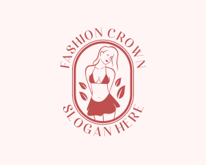 Woman Lingerie Fashion logo design