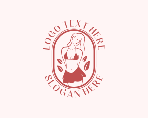 Woman Lingerie Fashion Logo