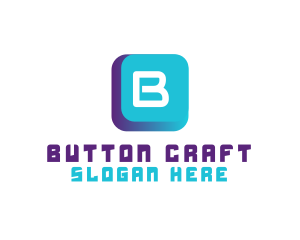 Button - Application Technology Button logo design