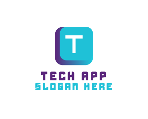 Application - Application Technology Button logo design