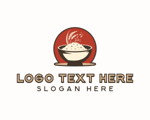 Bowl - Asian Rice Bowl logo design