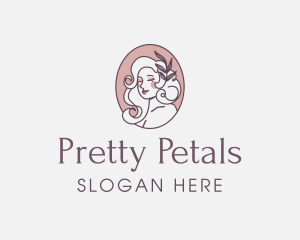 Woman Organic Beauty logo design