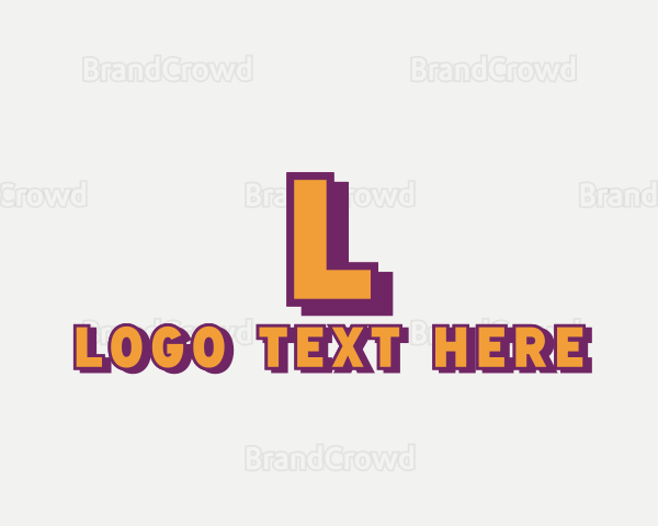 Fun Daycare Text Logo