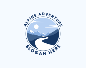 Alpine - Alpine Tour Mountaineering logo design