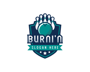 Bowling Tournament Sports logo design