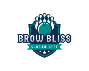 Bowling Tournament Sports logo design