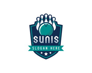 Bowling Tournament Sports logo design