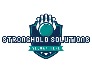 Bowling Tournament Sports logo design