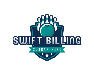 Bowling Tournament Sports logo design