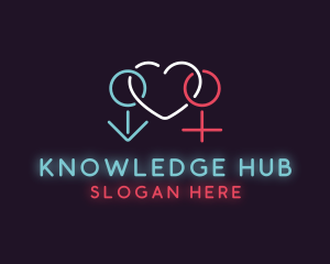 Porn - Erotic Heart Nightclub logo design