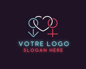 Strip - Erotic Heart Nightclub logo design