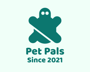 Green Pet Turtle  logo design