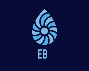Oil - Distilled Water Drop logo design