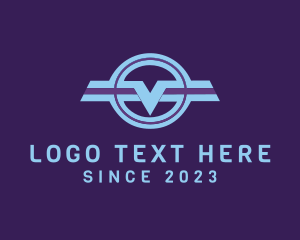 Hero - Flying Letter V Wings logo design