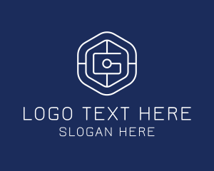 Hexagon - Digital Network Letter G logo design
