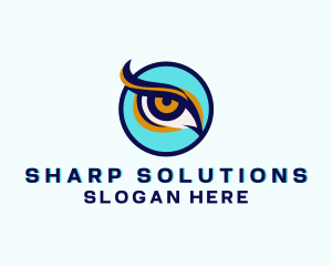 Sharp - Wild Animal Eye logo design