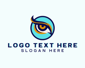 Wild Animal Eye logo design