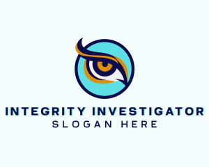 Investigator - Wild Animal Eye logo design