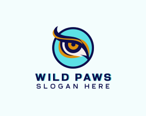 Wild Animal Eye logo design