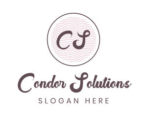 Cursive Style Lifestyle logo design