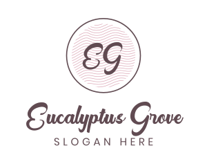 Cursive Style Lifestyle logo design