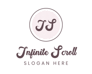 Cursive Style Lifestyle logo design