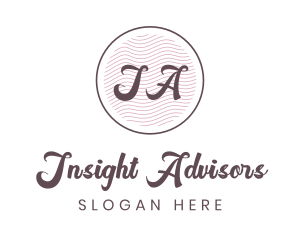 Cursive Style Lifestyle logo design