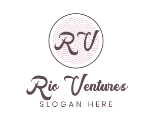 Cursive Style Lifestyle logo design