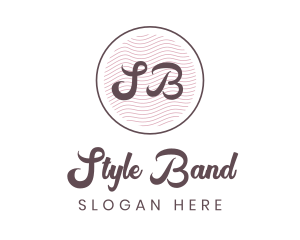 Cursive Style Lifestyle logo design