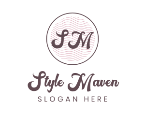 Cursive Style Lifestyle logo design