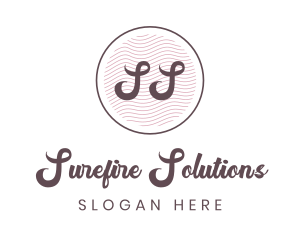 Cursive Style Lifestyle logo design