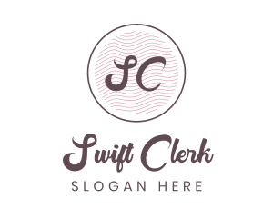 Cursive Style Lifestyle logo design