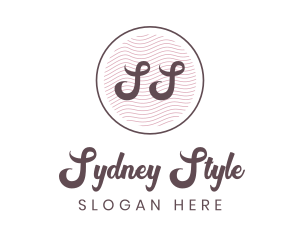 Cursive Style Lifestyle logo design