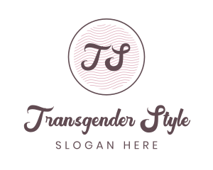 Cursive Style Lifestyle logo design