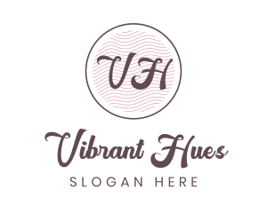 Cursive Style Lifestyle logo design