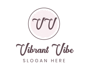 Cursive Style Lifestyle logo design