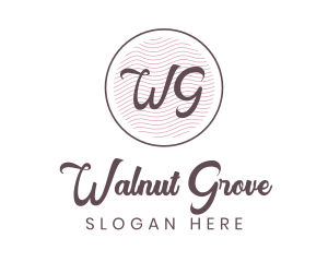 Cursive Style Lifestyle logo design