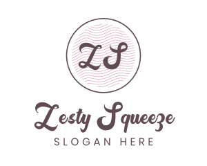 Cursive Style Lifestyle logo design