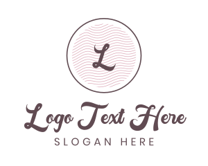 Cursive Style Lifestyle Logo