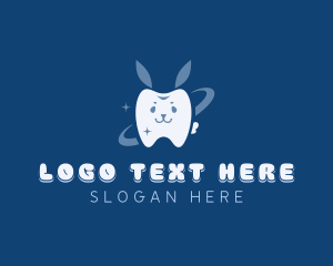 Dental Clinic - Bunny Ears Tooth logo design