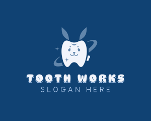 Tooth - Bunny Ears Tooth logo design