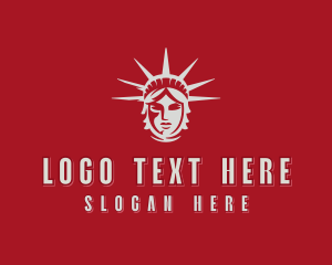 Political - Political Liberty Statue logo design