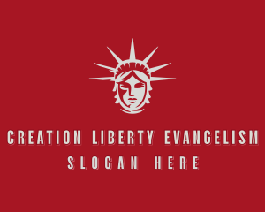 Political Liberty Statue  logo design