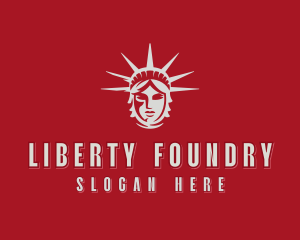 Political Liberty Statue  logo design