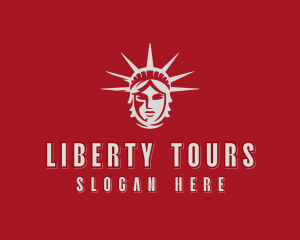 Statue Of Liberty - Political Liberty Statue logo design