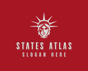 Political Liberty Statue  logo design