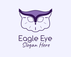 Owl Arrow Clock logo design