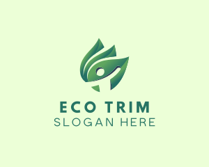 Eco Friendly Human Leaf logo design